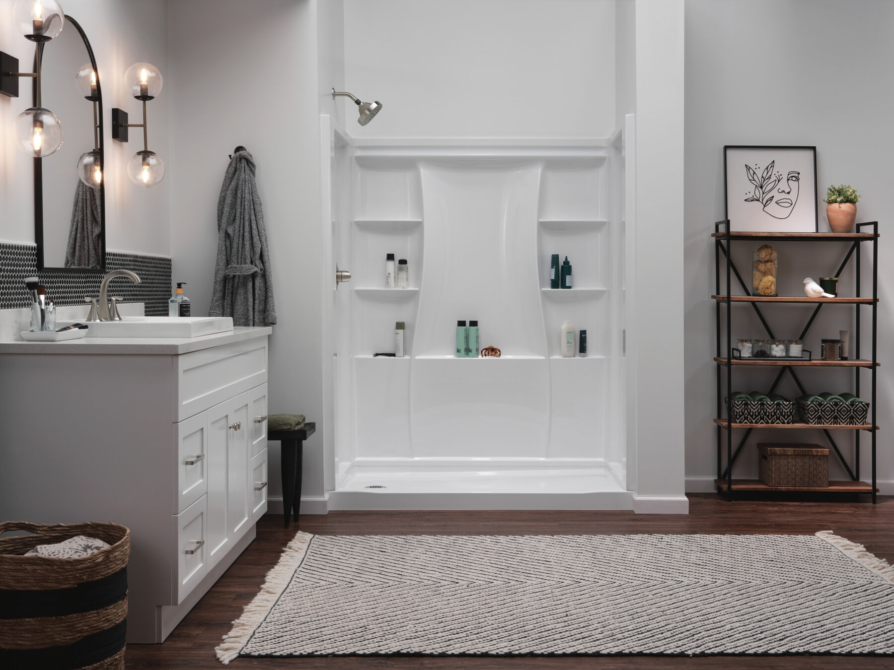 60"x32" Classic 500 Shower Wall, image 8
